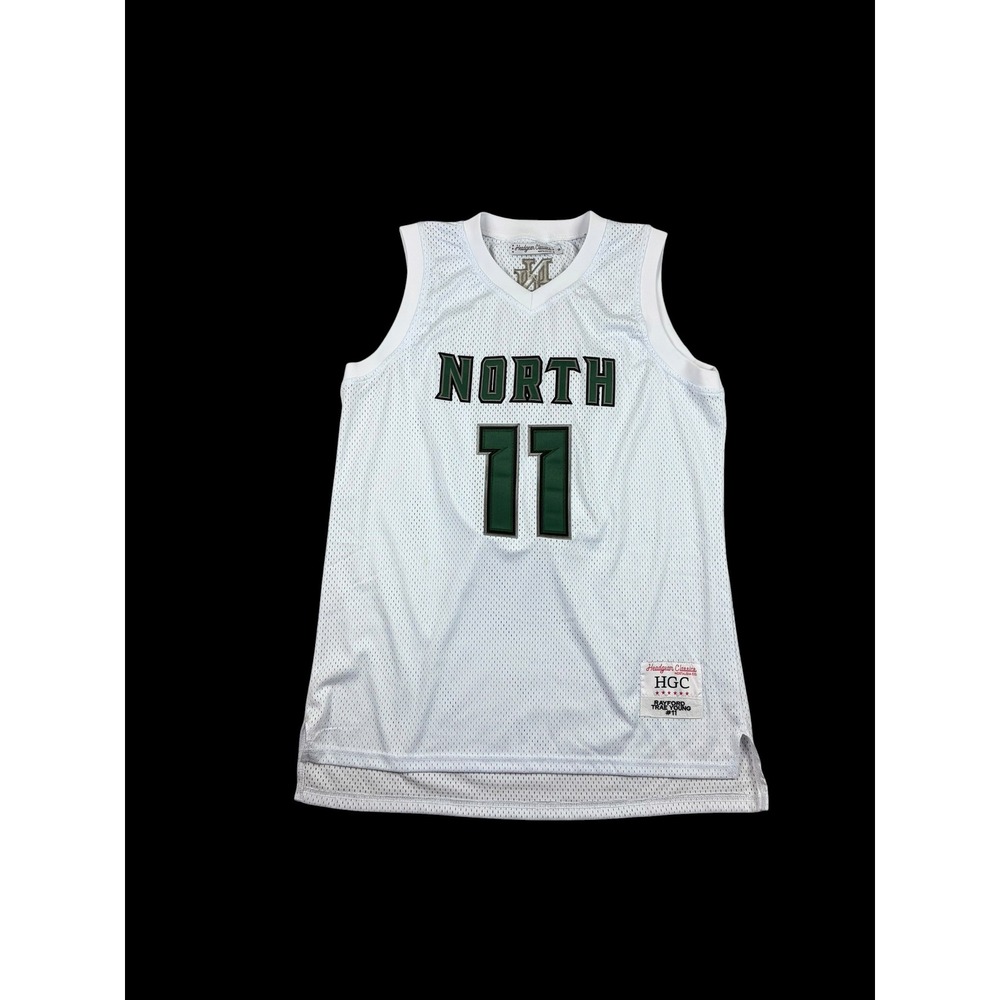 Headgear Classics Trae Young Norman North HS Basketball Jersey White Green Sz M
